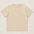 WOLVIK T-shirt Oversized Fit - Unisex Natural