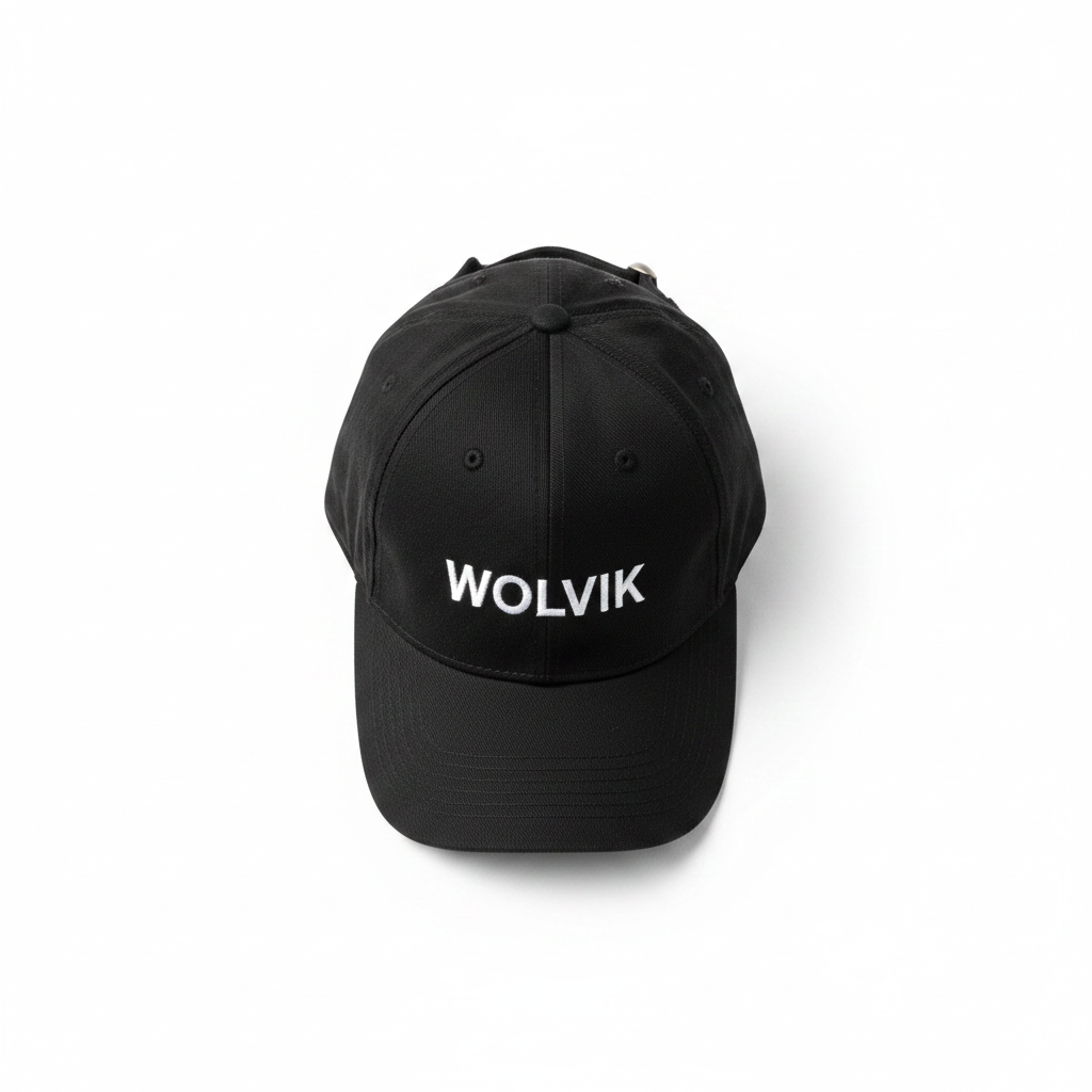 WOLVIK cap flat lay