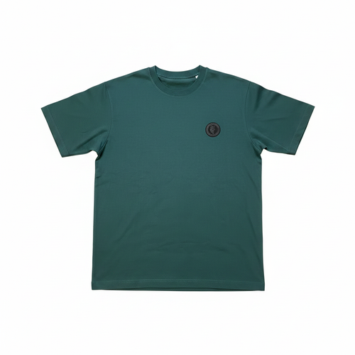 WOLVIK Teal T-shirt Flat Lay - Wit Achtergrond